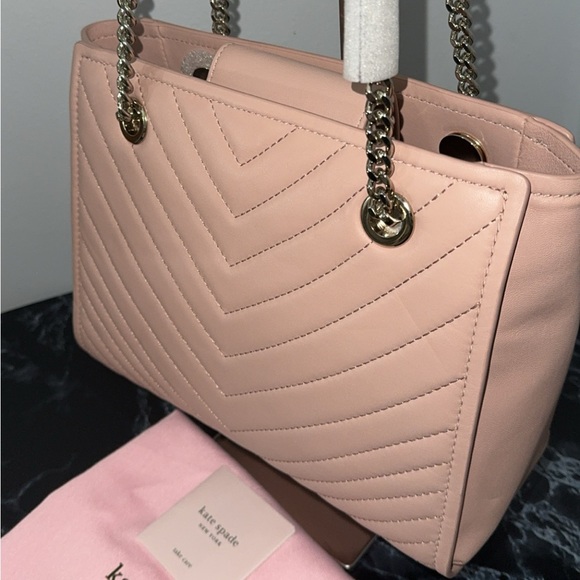 KATE SPADE Handbag Amelia Blush Pink Leather Tote AUTHENTIC NWT - Minor Damage - Picture 12 of 13